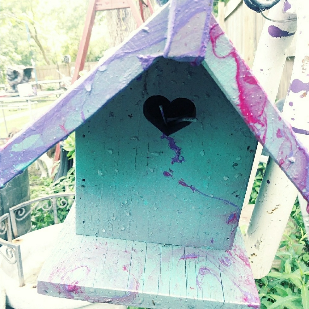 Bird house ....stepping stones , windchimes, anyth